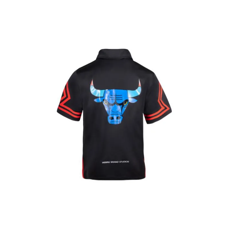 Hebru Brantley X Mitchell & Ness Chicago Bulls Shooting Shirt-1