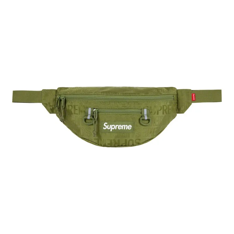 Supreme SS19 Nylon Sling Bag, Fanny Pack Regular Unisex Olive Green-0
