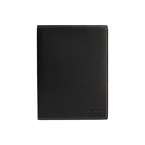 COACH Passport Case Passport Holders Black