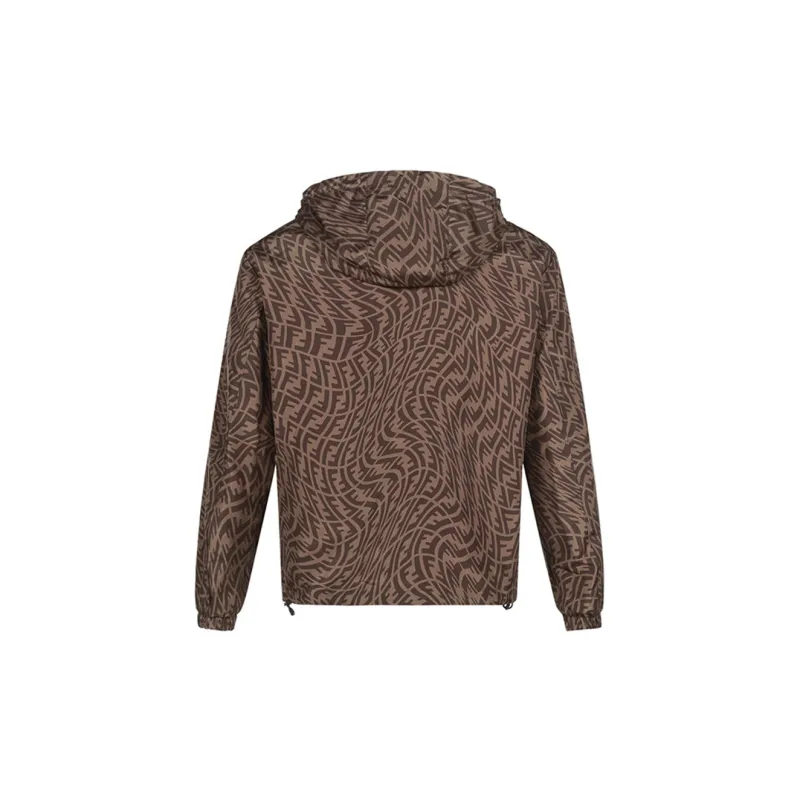 FENDI Ff Monogram Vertigo Windbreaker Jacket-1