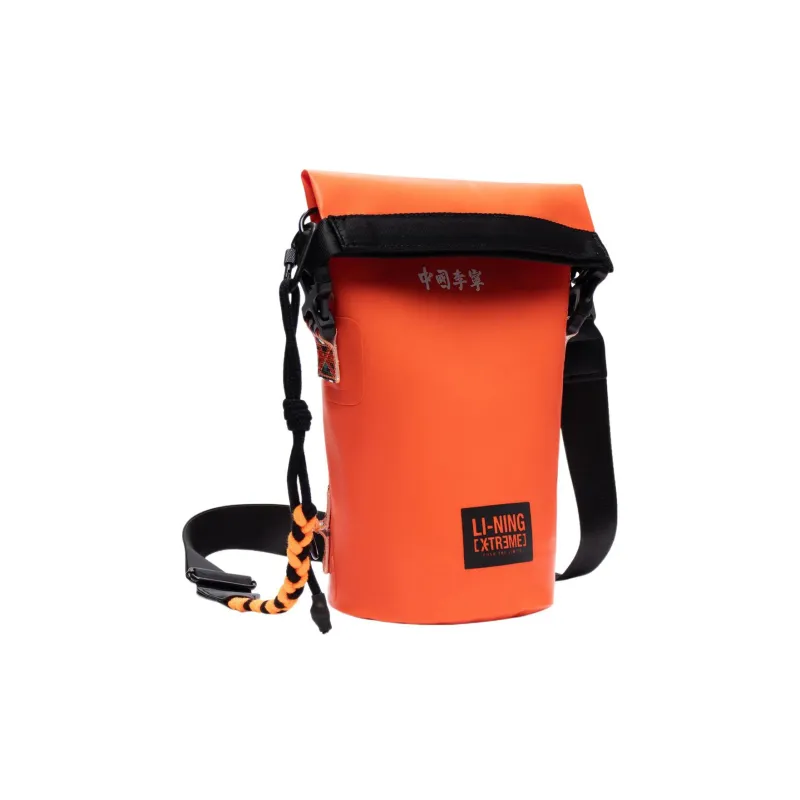 LiNing Fabric Bucket Bag, Shoulder Bag, Crossbody Bag Regular Unisex Orange-2