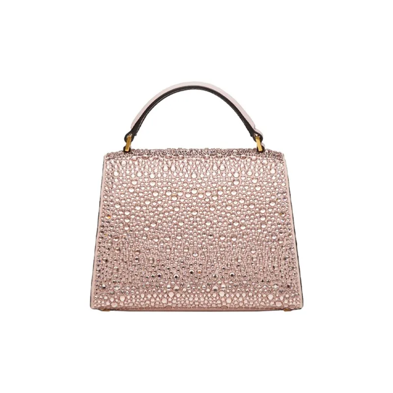 Valentino VSLING Sheepskin Crossbody Handbag Mini Women's Pink-2