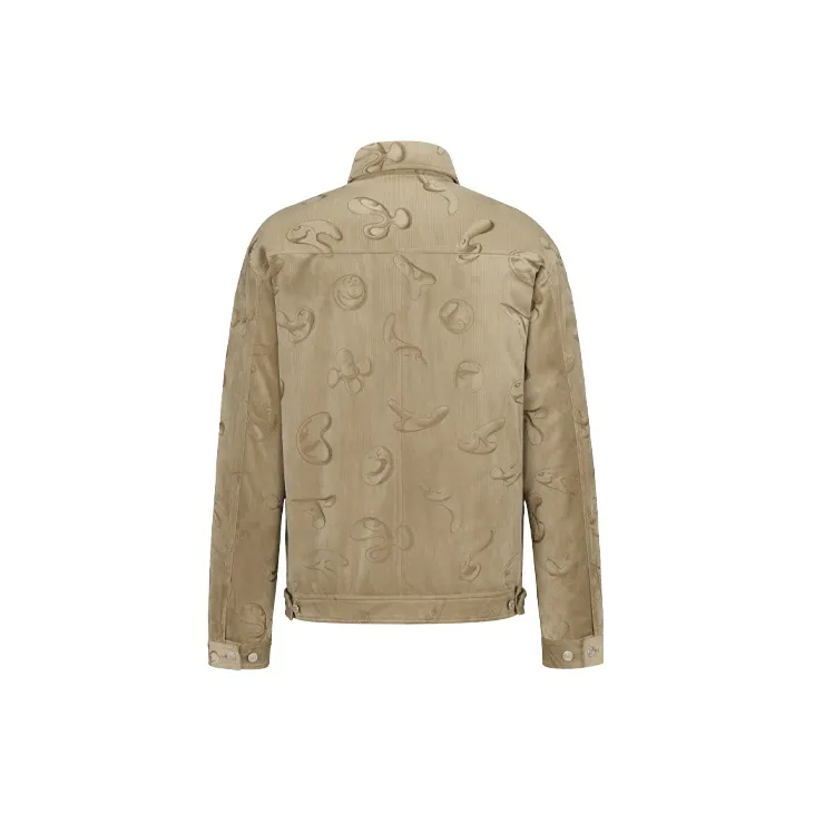 DIOR x KENNY SCHARF Dior Quarterly New Products FW21 Jackets Coats Men's Beige-1