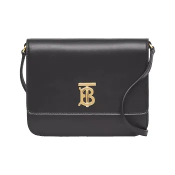 Burberry Calfskin Shoulder Bag Crossbody Bag Mini Women's Black