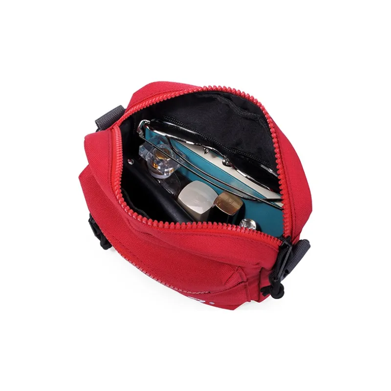 Dickies Polyester Small Square Bag Shoulder Bag Crossbody Bag Mini Unisex Red-4