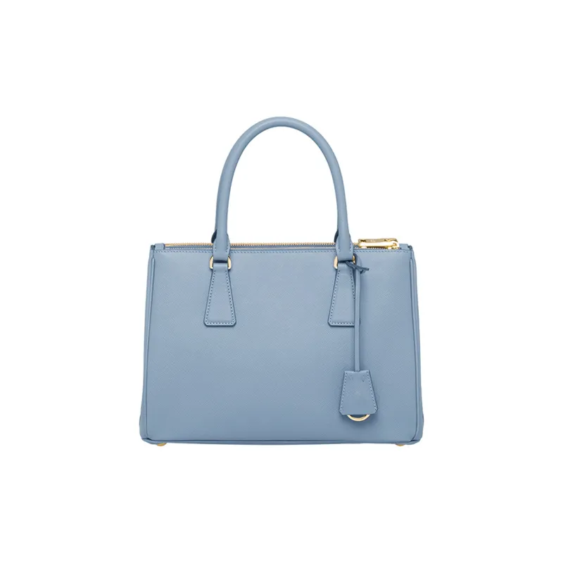 PRADA Leather Killer Bag Portable Crossbody Bag Shoulder Bag Medium Size Women's Blue-2