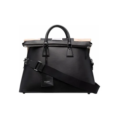 Maison Margiela Cow Leather Tote Bag, Shopping Bag, Handbag, Briefcase Men's Black