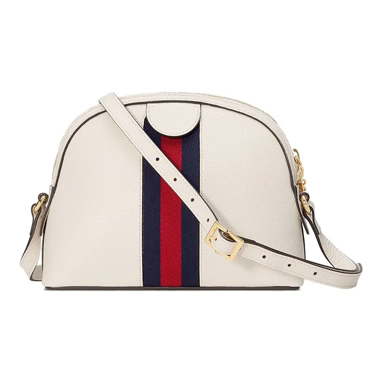 GUCCI Ophidia Leather Dome Bag Crossbody Bag Shoulder Bag Women's White-1