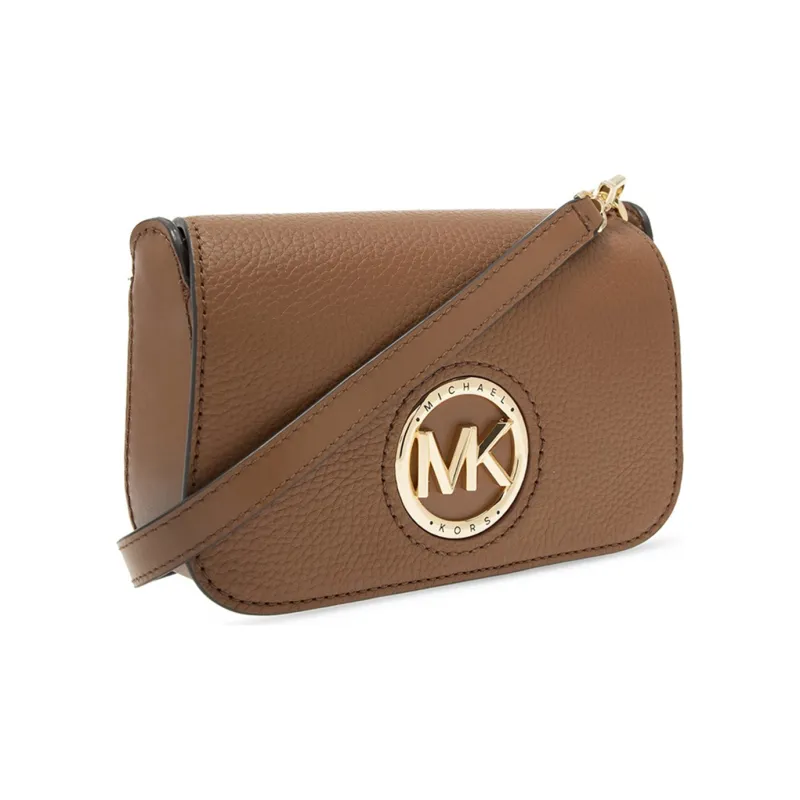 MICHAEL KORS MICHAEL KORS Handbag Collection Samira Leather Crossbody Bag Women's Brown-1