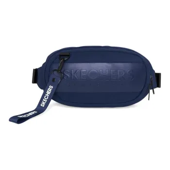 Skechers Fabric Fanny Pack Sling Bags Regular Unisex Navy Blue