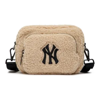 MLB Polyester Camera Bag Shoulder Bag Crossbody Bag Fanny Pack Regular Unisex Coffee