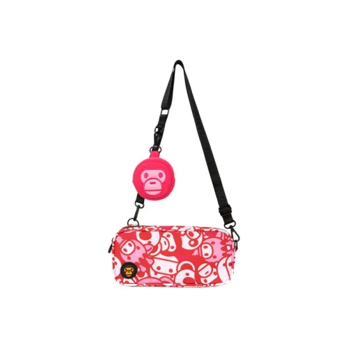 A BATHING APE Shoulder Bag Crossbody Bag Regular Men's Pink