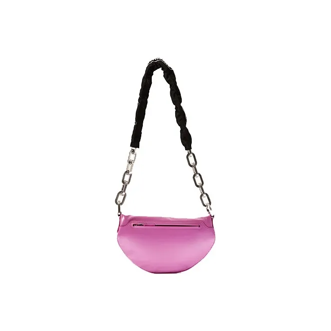 Balenciaga Calfskin Shoulder Bag Crossbody Bag Regular Women's Rose Red-2