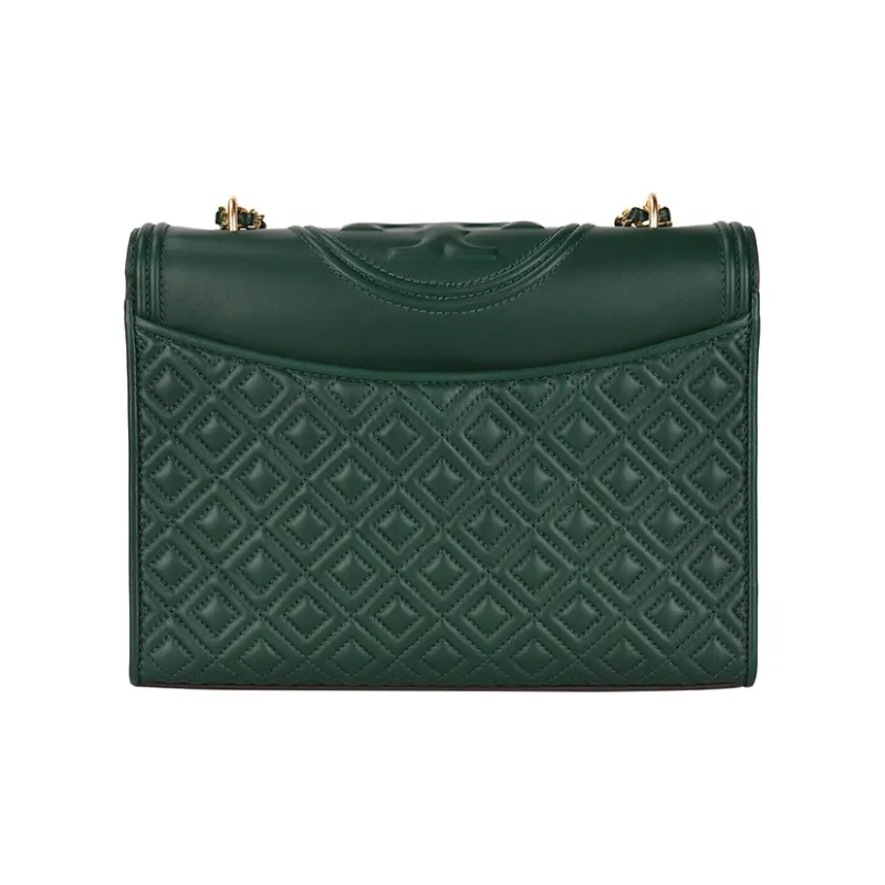 TORY BURCH Fleming Chain Stitched Sheepskin Shoulder Strap Shoulder Bag Crossbody Bag Medium Size Women's Jasper-3