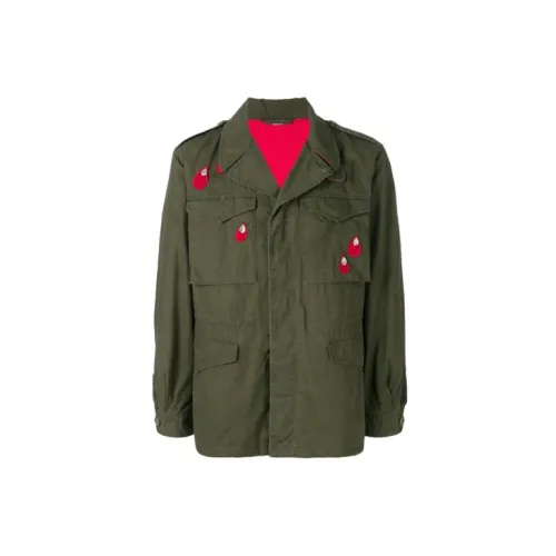 GUCCI Jackets Men Army Green