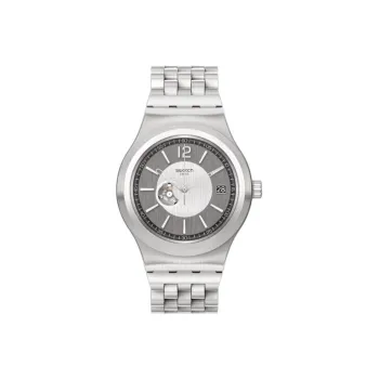 SWATCH Unisex 42mm Gray Watch YIS433G