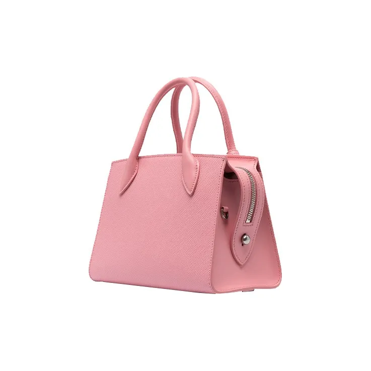 PRADA Calfskin Handbag Women's Pink-2
