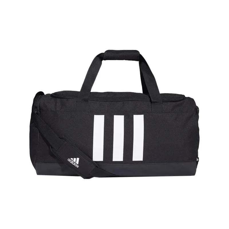 Adidas Cotton Travel Bag Gym Bag Shoulder Bag Crossbody Bag Handbag Regular Unisex Black-0