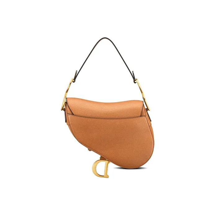 DIOR Saddle Cow Leather Saddle Bags Shoulder Bags Women's Brown-2