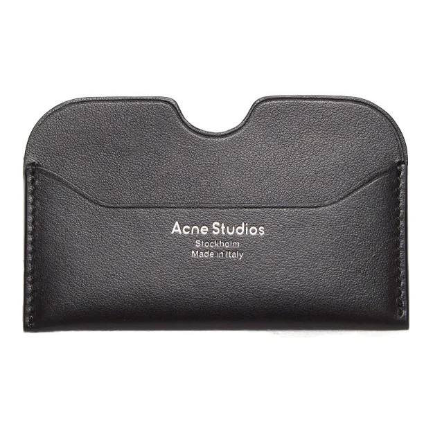 Acne Studios Leather Card Holder Women's Black-0