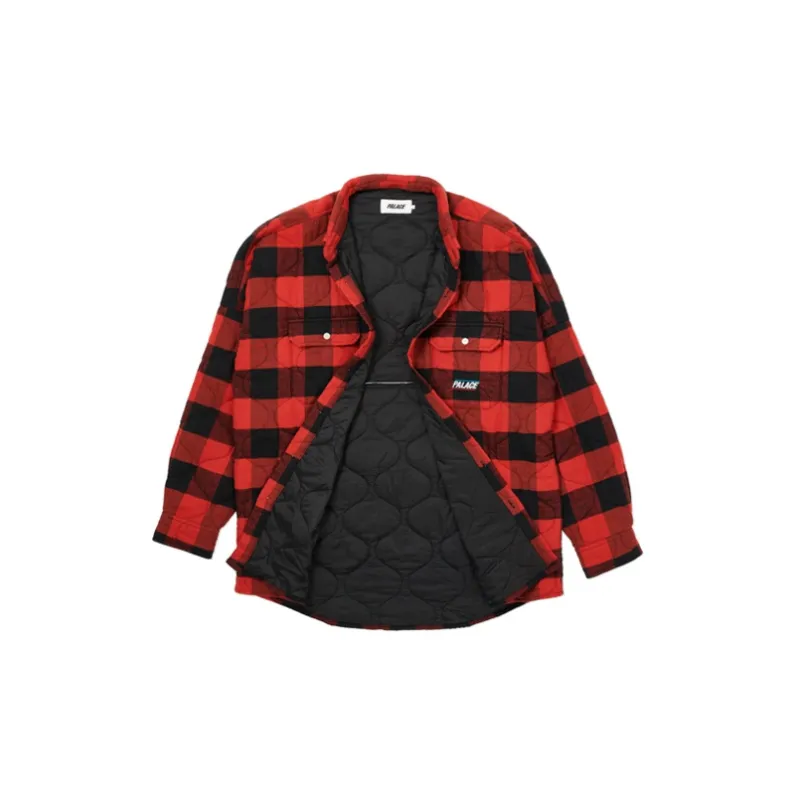 PALACE Quilt Mit Plaid Shirt-2