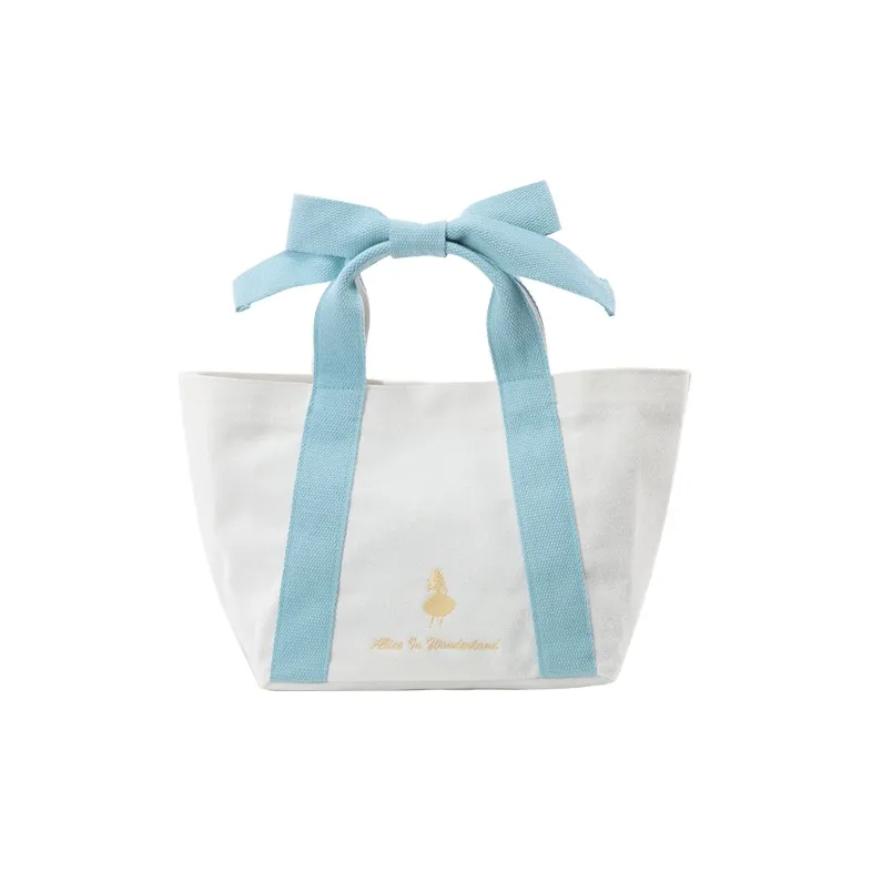 Disney Canvas Canvas Bag Handbags Women's Princess Pink+Light Blue Set Of Two-1