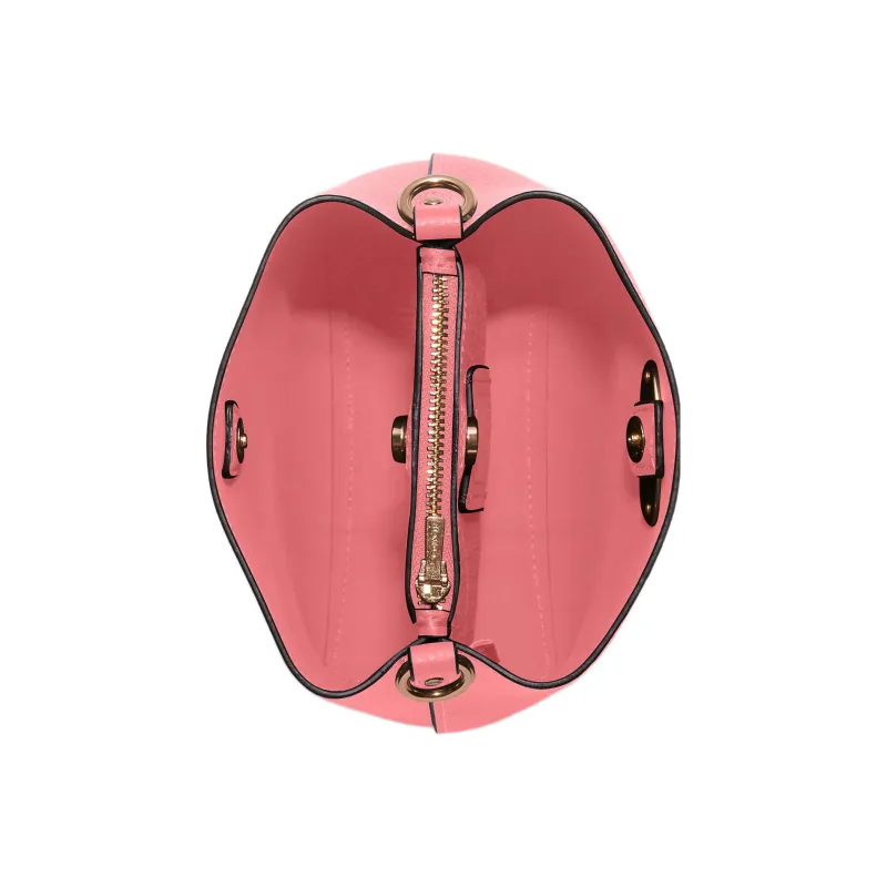 COACH Town Leather Handbag Shoulder Bag Crossbody Bag Small Size Women's Pink-2