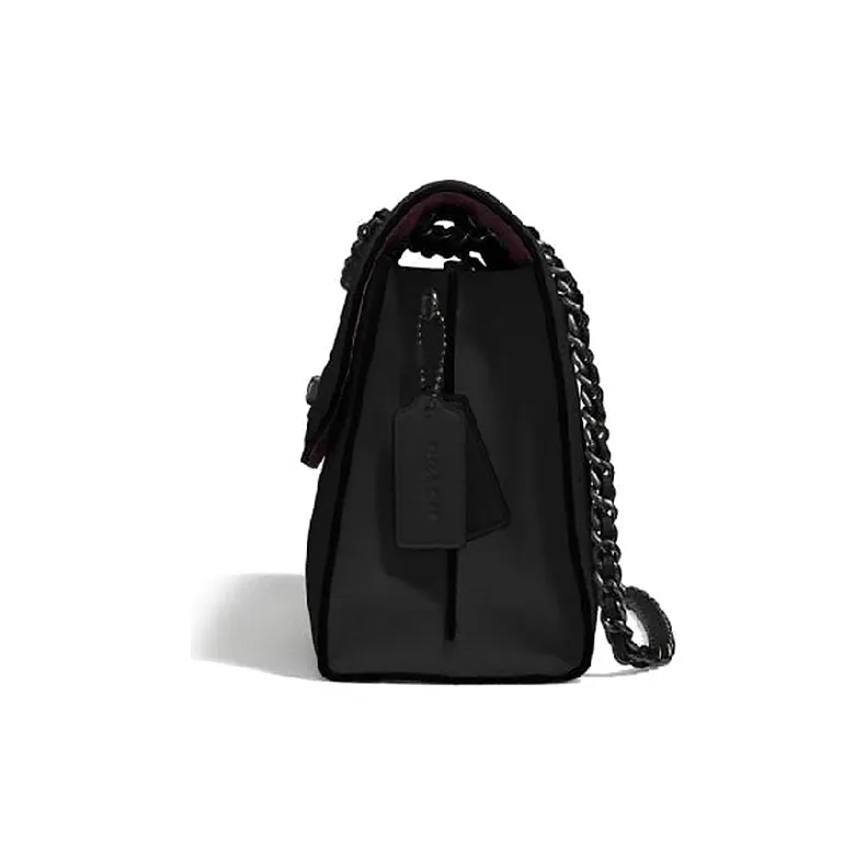 COACH Women's Parker Quilting Shoulder Bag Black-1