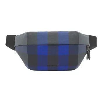 Burberry Cotton Shoulder Bag Crossbody Bag Regular Men's Blue