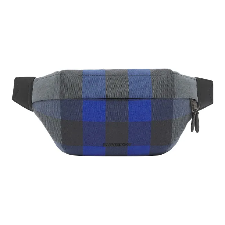 Burberry Cotton Shoulder Bag Crossbody Bag Regular Men's Blue-0