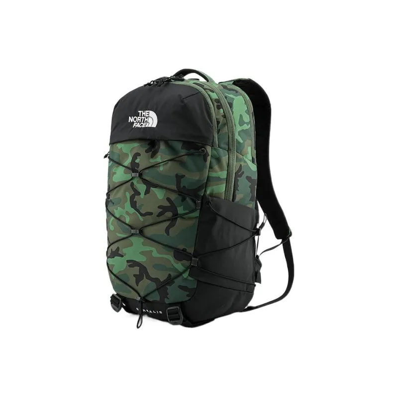 THE NORTH FACE Polyester Backpack Regular Unisex Army Green-0