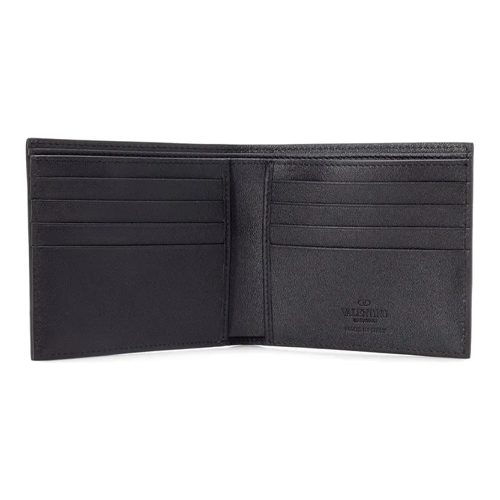 Valentino Cow Leather Wallet Men's Black-2