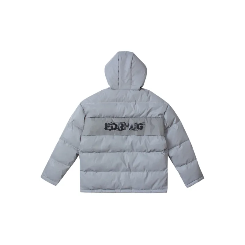 FORHUG Puffer Jacket Unisex Gray-3
