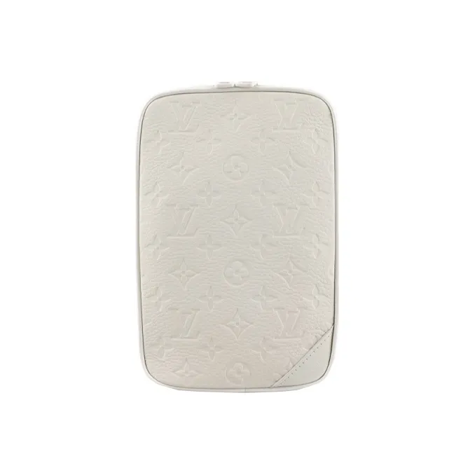 LOUIS VUITTON Utility Side Bag Monogram Powder White-0