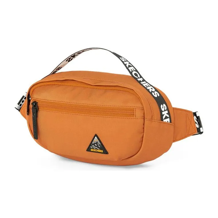 Skechers Fabric Waist Bag Chest Bag Unisex Sunset Orange-1