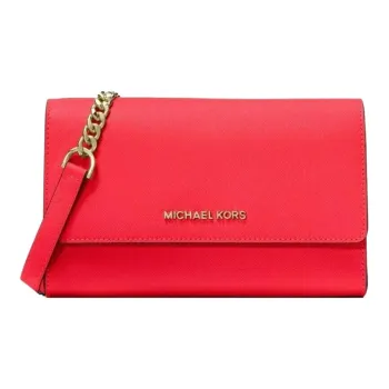 MICHAEL KORS Jet Set Travel Polyester Envelope Bag Shoulder Bag Crossbody Bag Women's Red