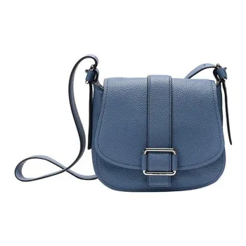 MICHAEL KORS MICHAEL KORS Luggage Collection Cow Leather Shoulder Bag Crossbody Bag Large Size Women's Blue