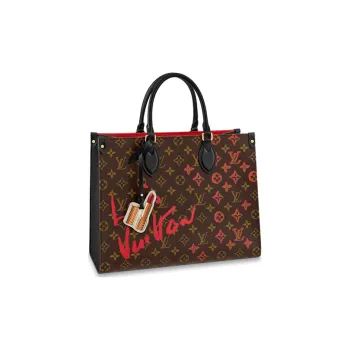 LOUIS VUITTON Limited Edition Onthego Mm Monogram Brown