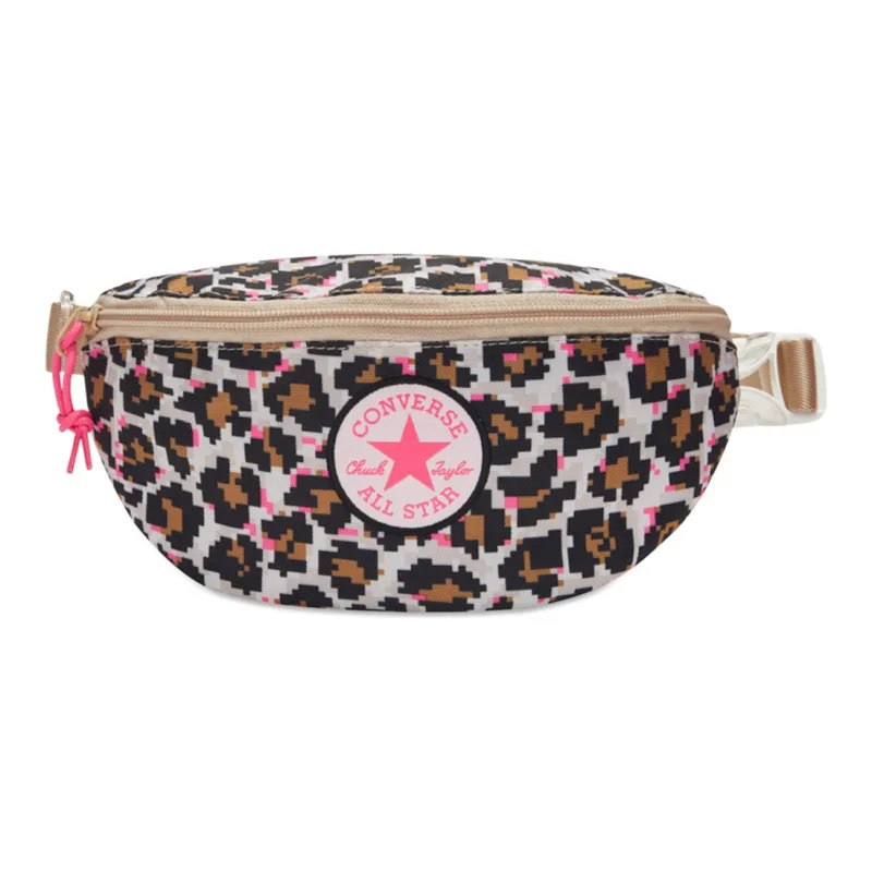 Converse Polyester Sling Bag Fanny Pack Regular Unisex Leopard Print-0