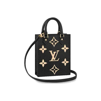 LOUIS VUITTON Petit Sac Plat Black