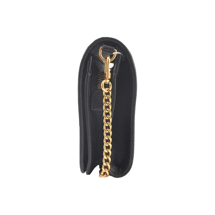 TORY BURCH Emerson Cow Leather Shoulder Bag Women's Black-2