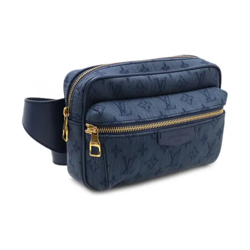 LOUIS VUITTON Outdoor Bumbag Monogram Denim Navy