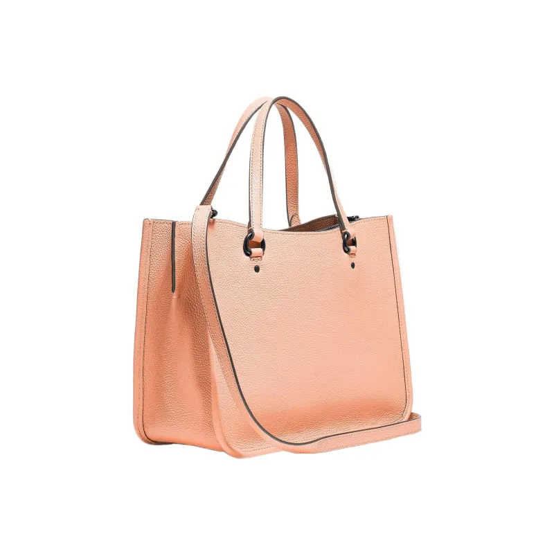 COACH Tyler Leather Tote Bag Shopping Bag Shoulder Bags Handbags Large Size Women's Blush Soft Pink-1
