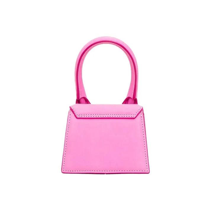Jacquemus Le Chiquito Cow Leather Crossbody Bags Handbags Mini Women's Pink-1