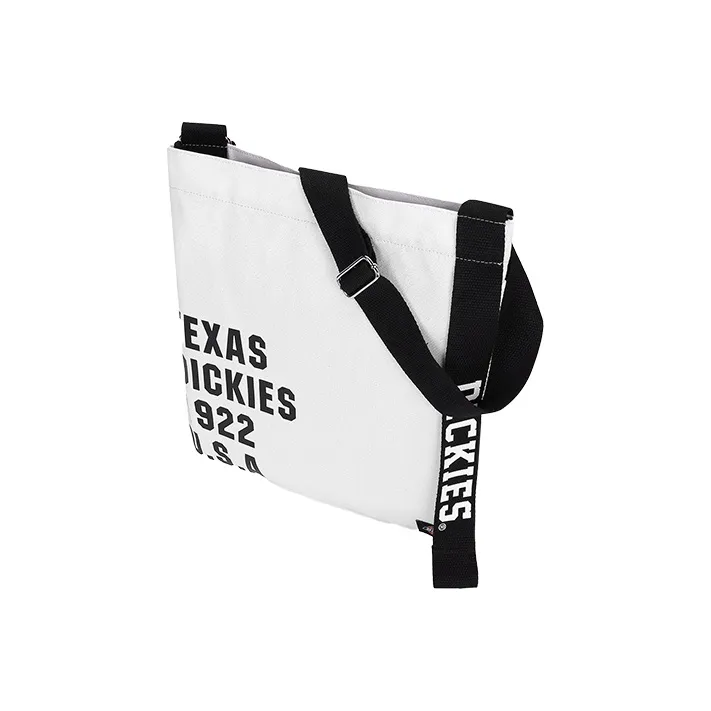 Dickies Cotton Tote Bag, Shopping Bag, Crossbody Bag Regular Unisex White-1