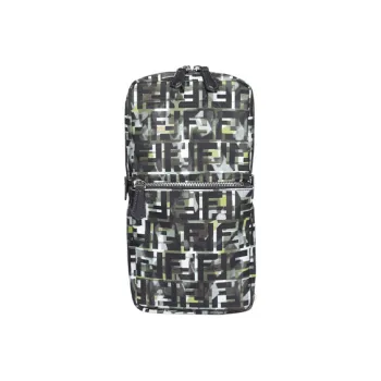 FENDI Nylon With Leather Sling Bag, Crossbody Bag, Shoulder Bag Men's