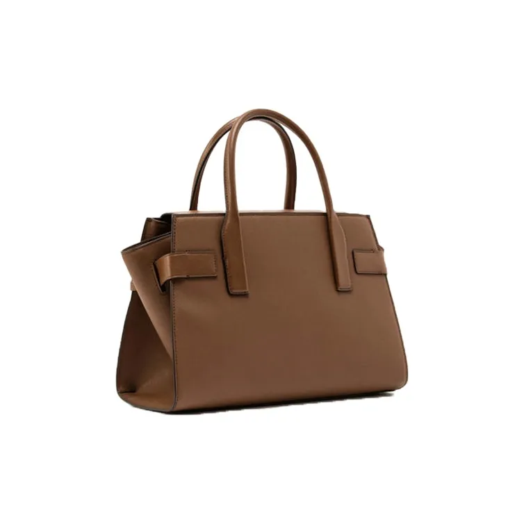 MICHAEL KORS Carmen Leather Shoulder Bag Crossbody Bag Handbags Regular Women's Brown-1