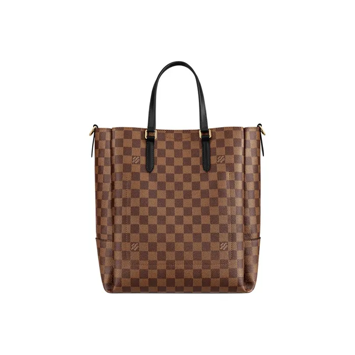 LOUIS VUITTON Belmont Cow Leather Canvas Shoulder Bag Crossbody Bag Handbags Large Size Women's Brown Monogram-2
