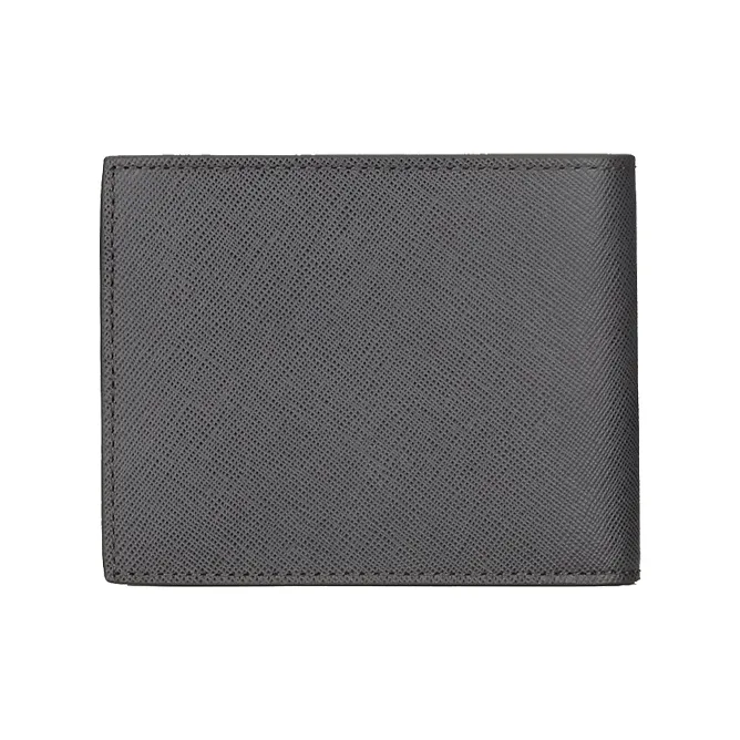MONTBLANC Leather Wallet Men's Dark Gray-2