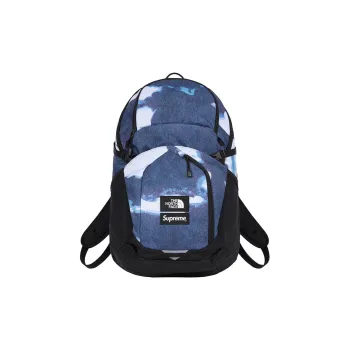 Supreme The North Face Collaboration Denim Backpack Unisex Blue/Brown